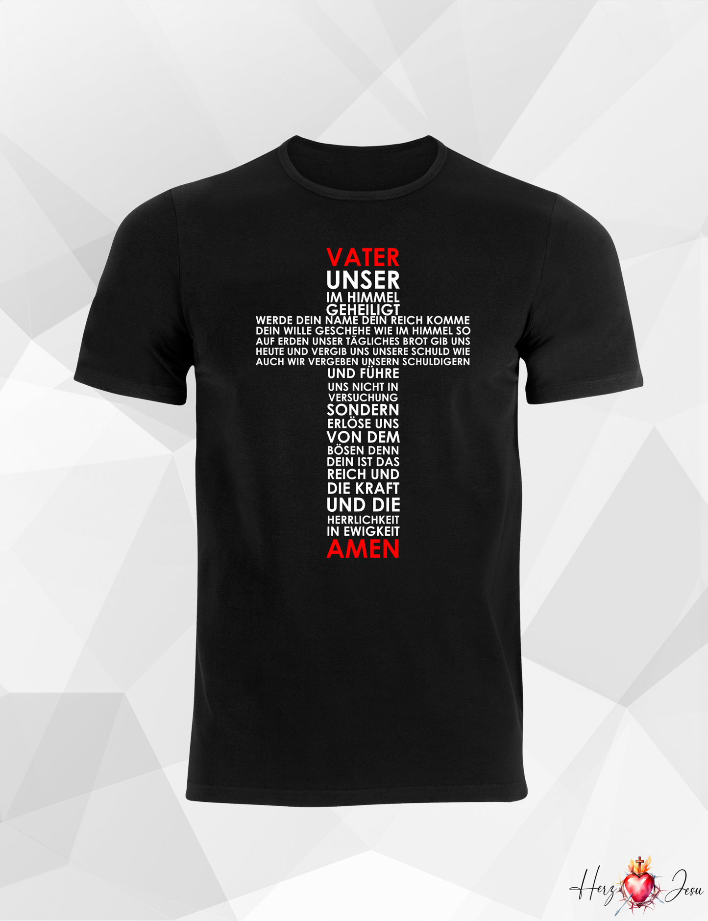 Unisex T-Shirt Jesus is King Vater unser Gott Heiliger Geist Beten Pray bibel Pfingsten_002A