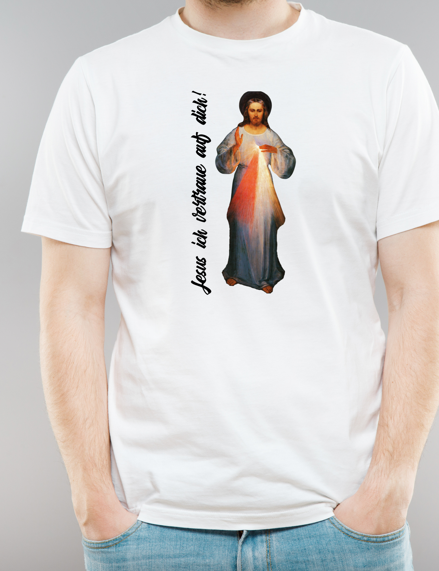 Unisex T-Shirt Jesus is King Vater unser Gott Heiliger Geist Beten Pray bibel Pfingsten_003A