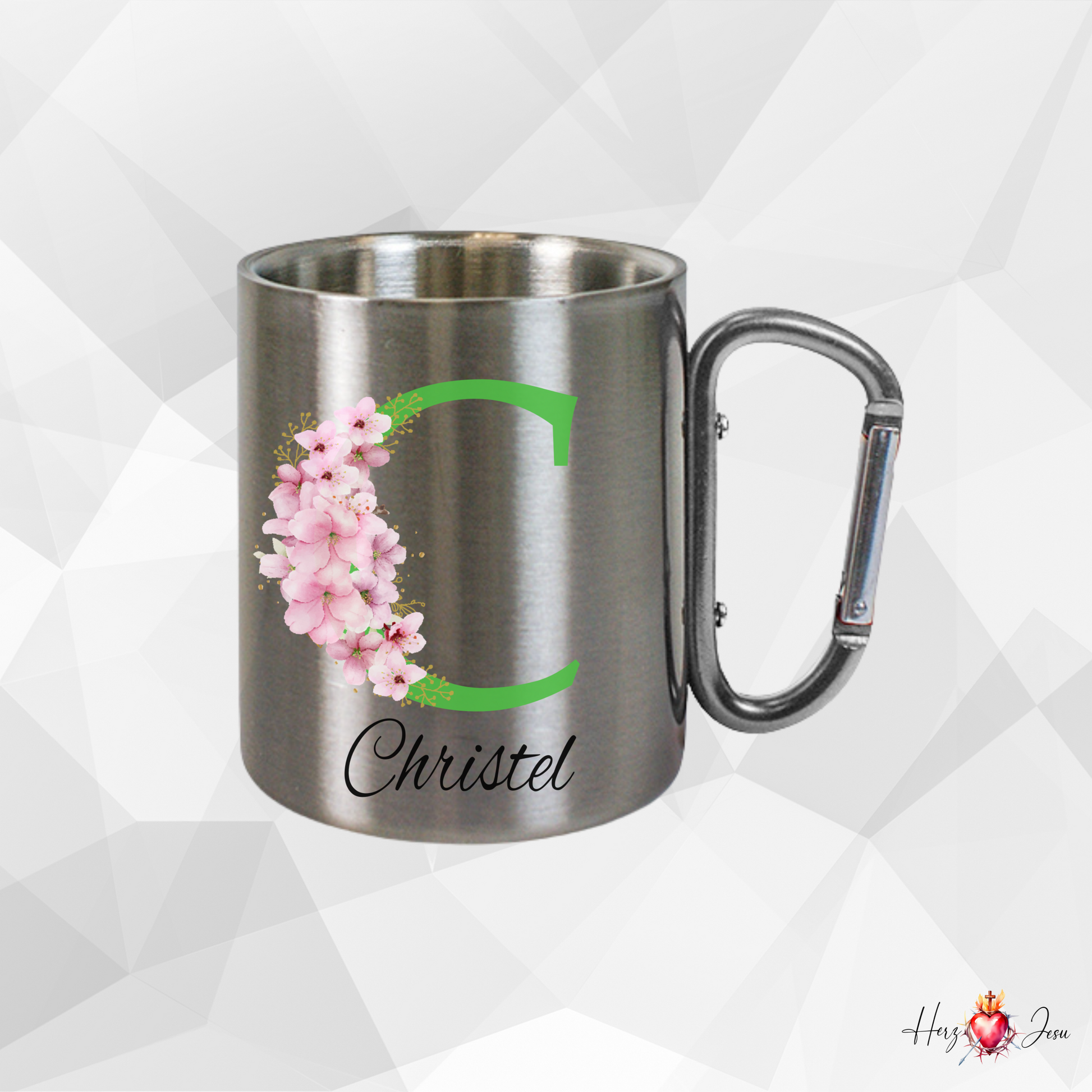 Edelstahl Tasse personalisiert | Kaffeetasse Camping Outdoor