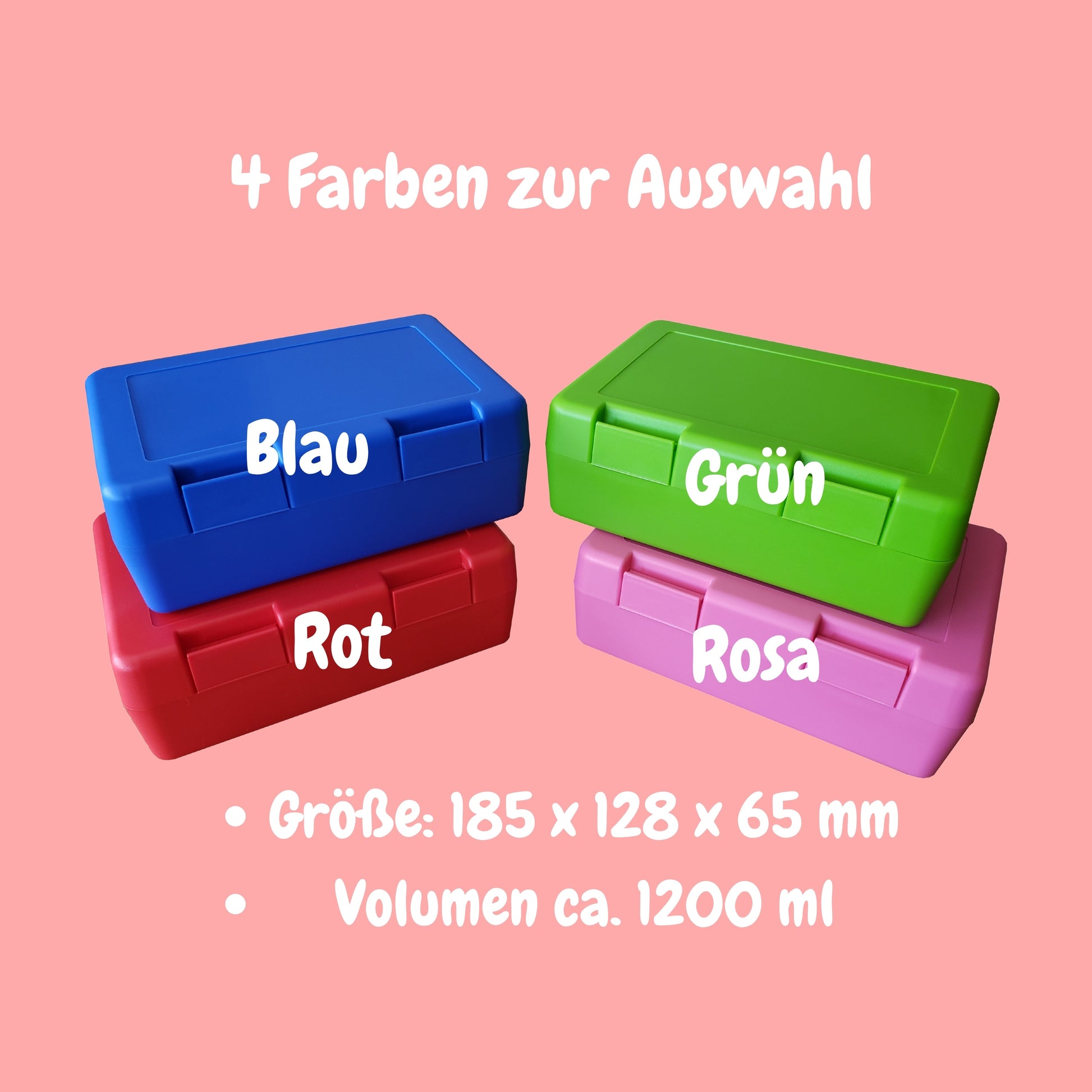 Brotzeitbox mit Trinkflasche | Personalisiert mit Namen & Motiv