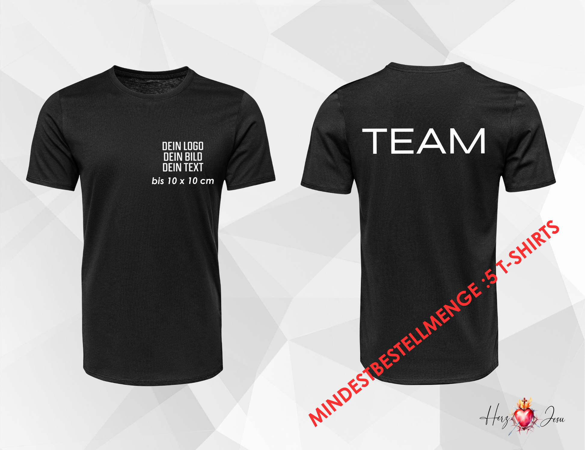 Unisex T-Shirt personalisierbar | Logo & Werbeartikel