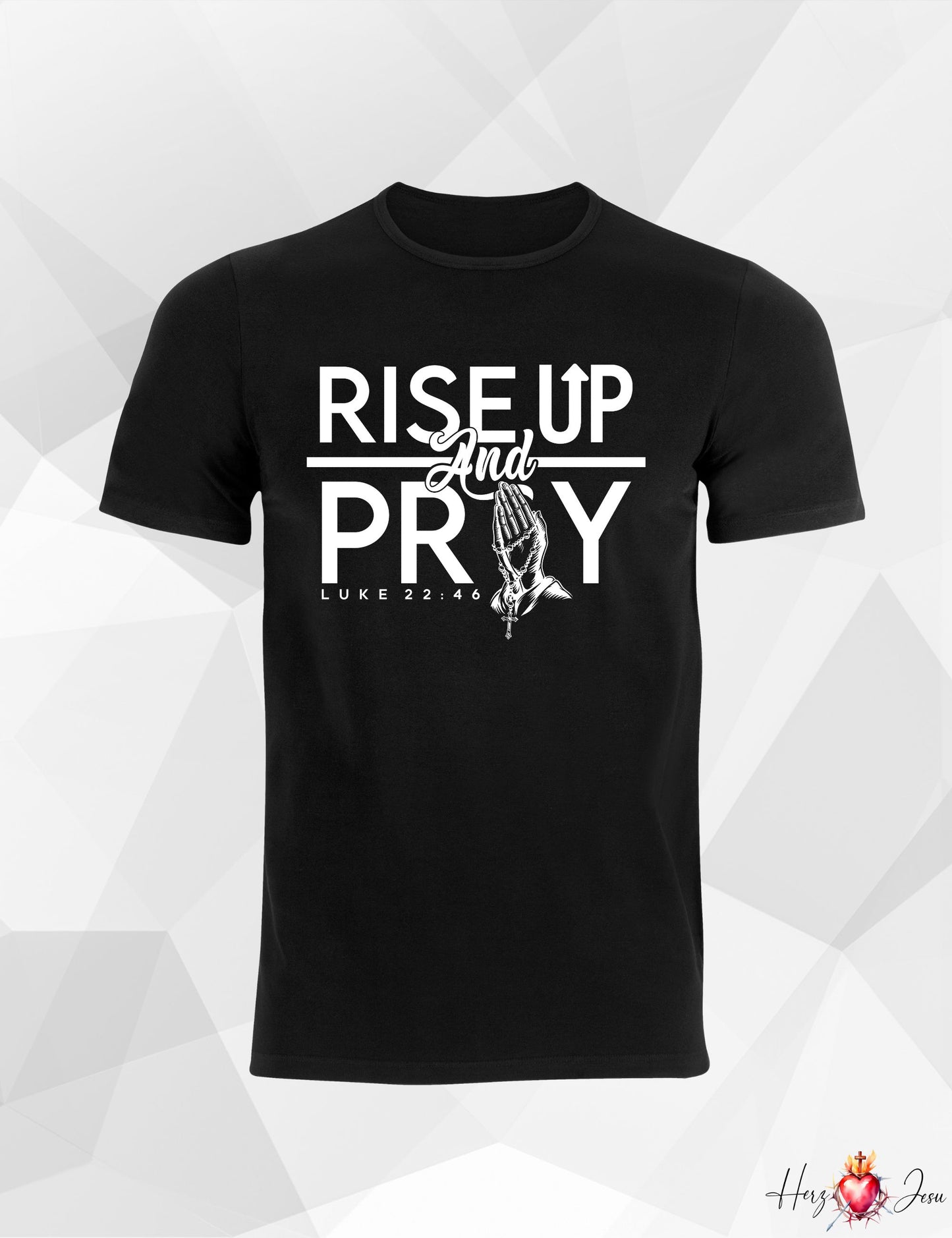 Unisex T-Shirt Jesus is King Vater unser Gott Heiliger Geist Beten Pray bibel Pfingsten_006A