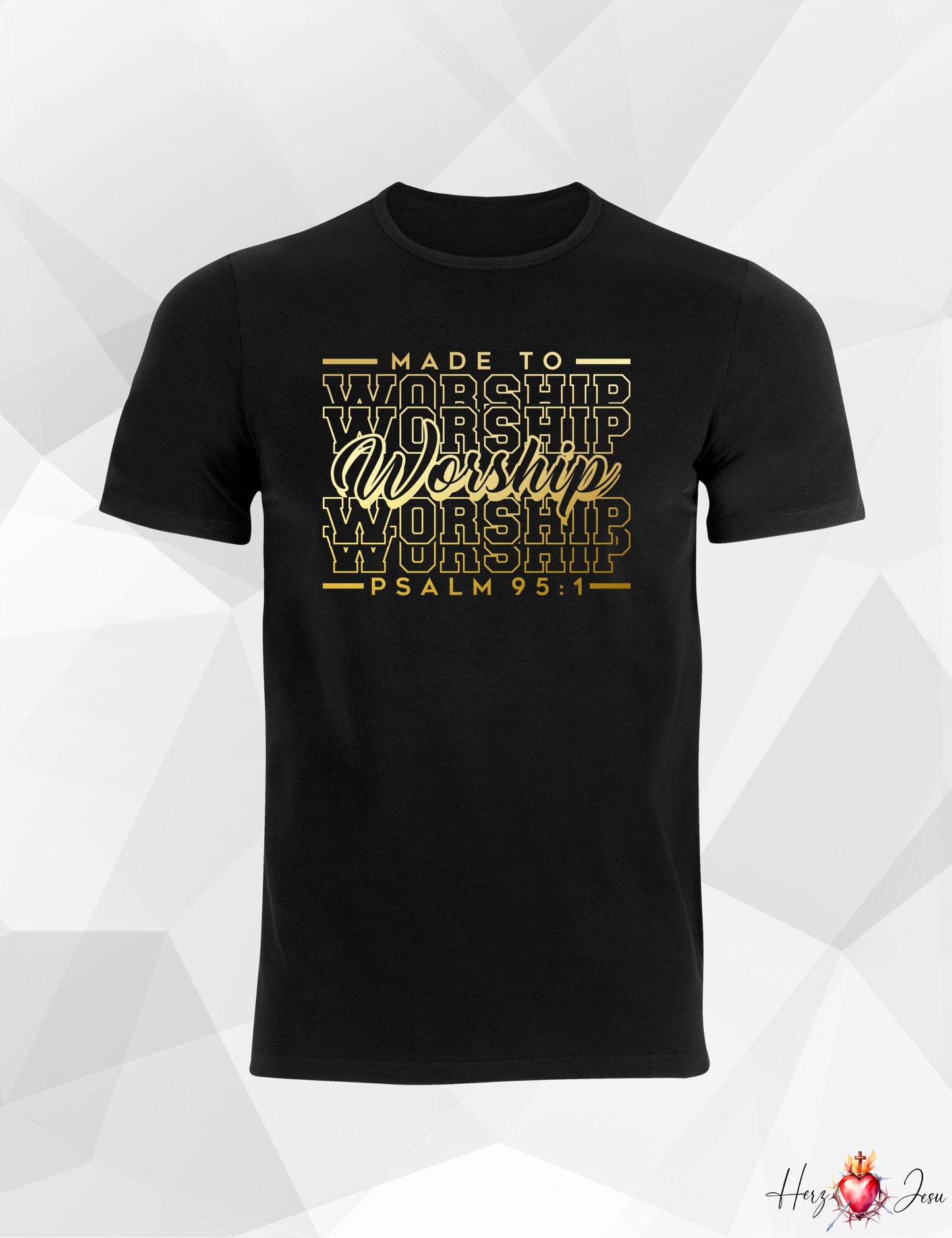 Unisex T-Shirt Jesus is King Vater unser Gott Heiliger Geist Beten Pray bibel Pfingsten_006A