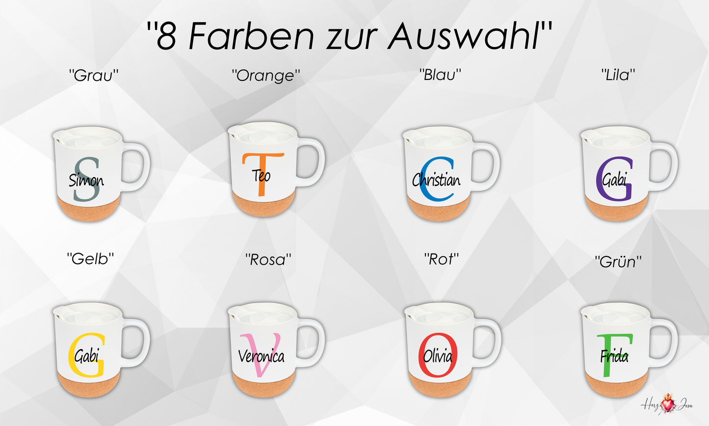 Personalisierte Keramik Tasse mit deinem Namen_0071T