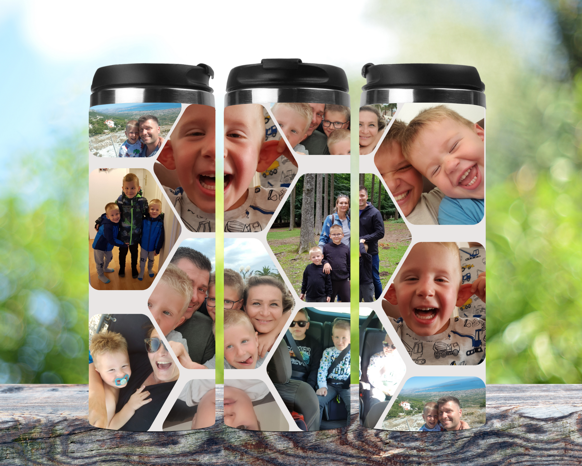 Personalisierter Kaffeebecher mit Namen | Thermobecher Fotobecher