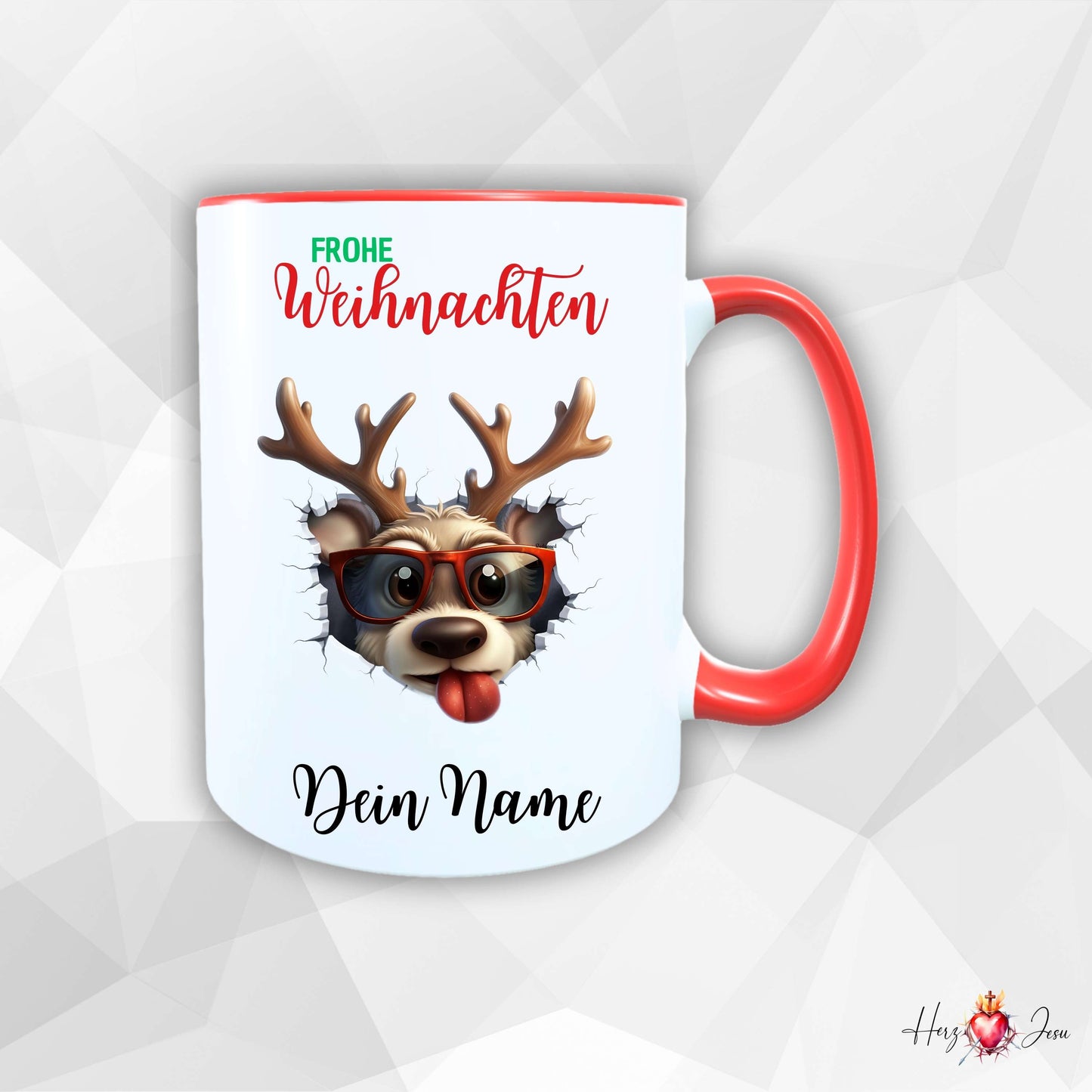 Personalisierte Keramik Weihnachtstasse mit deinem Namen_0056T