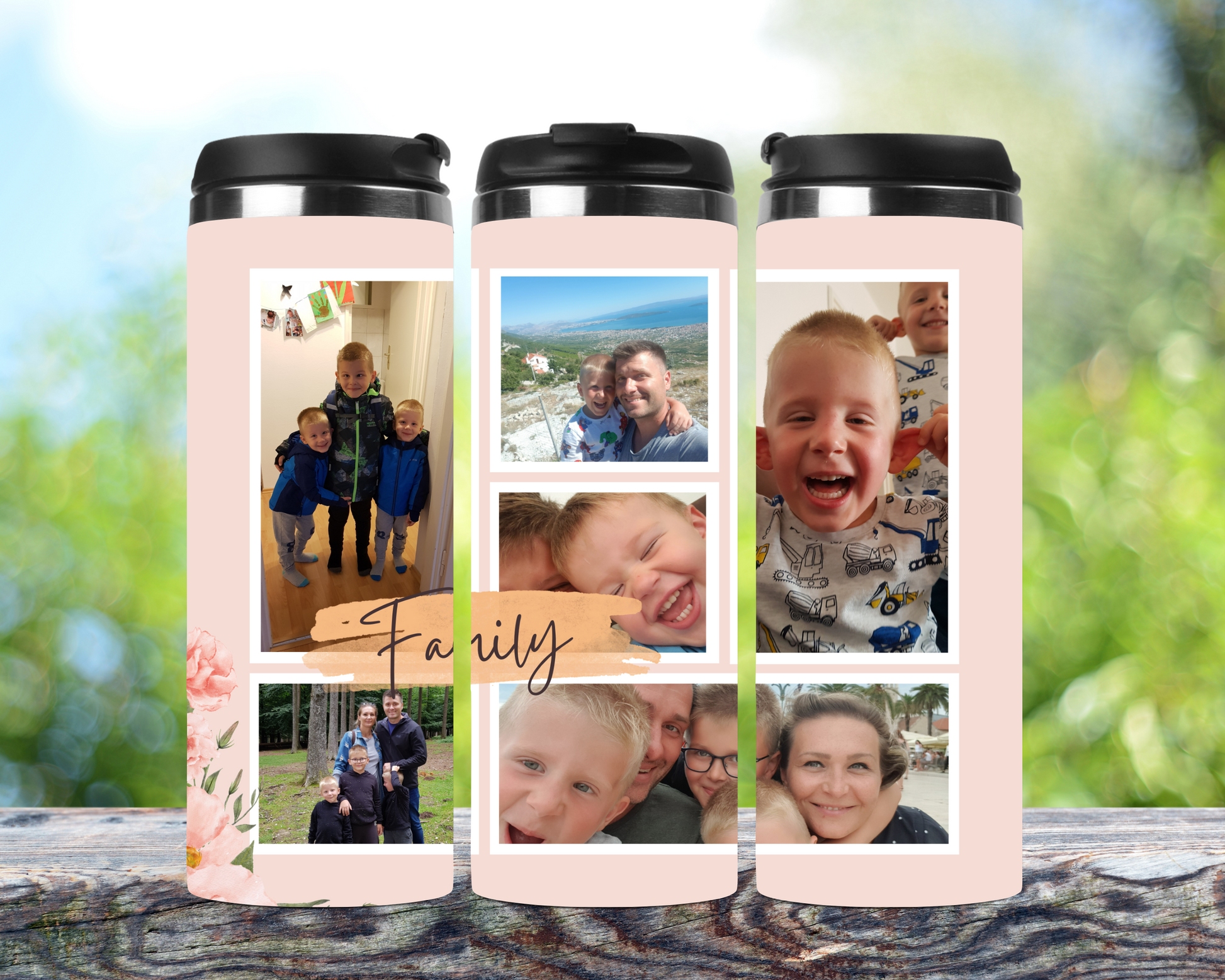Personalisierter Kaffeebecher mit Namen | Thermobecher Fotobecher