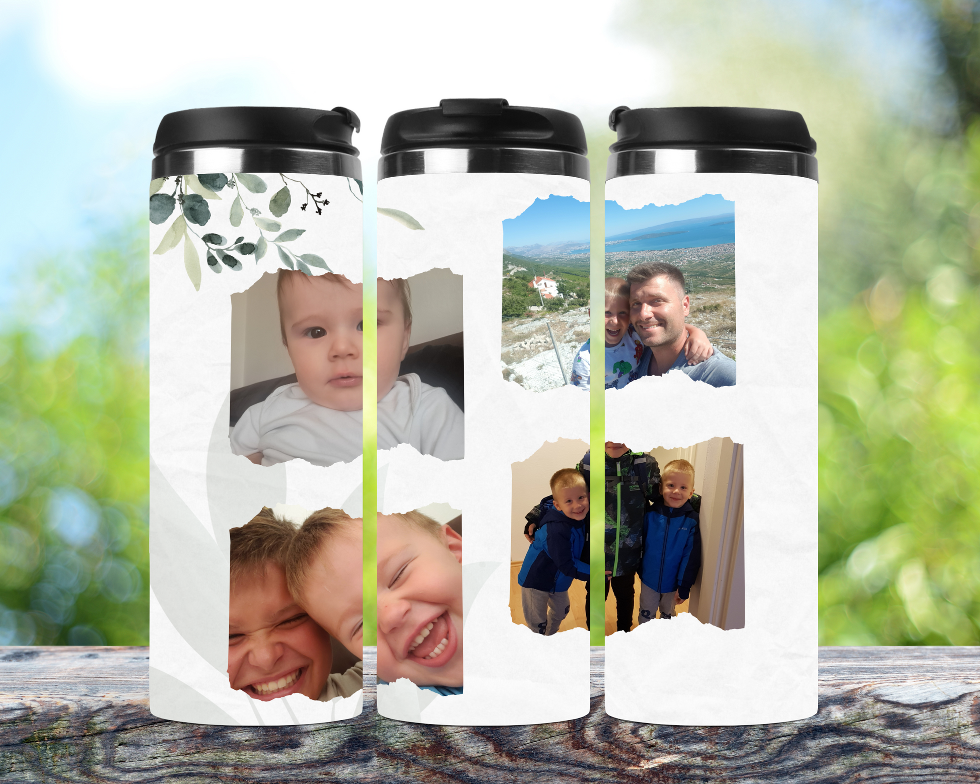 Personalisierter Kaffeebecher mit Namen | Thermobecher Fotobecher