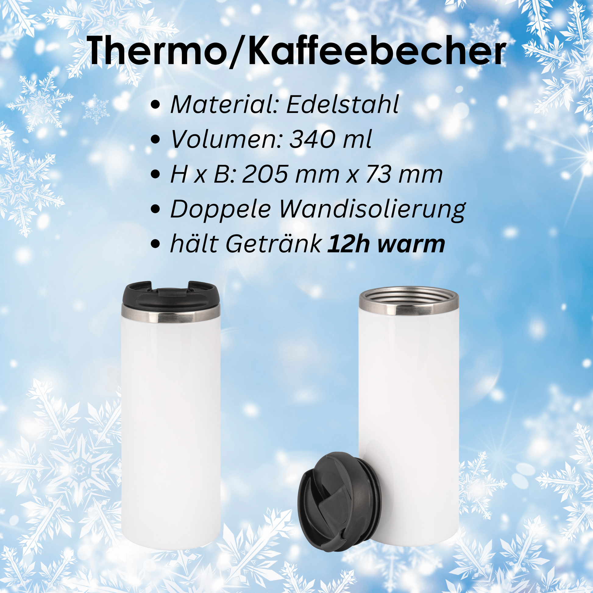 Kaffeebecher Thermobecher Jesus Gott Glaube Kirche | Christlicher Becher