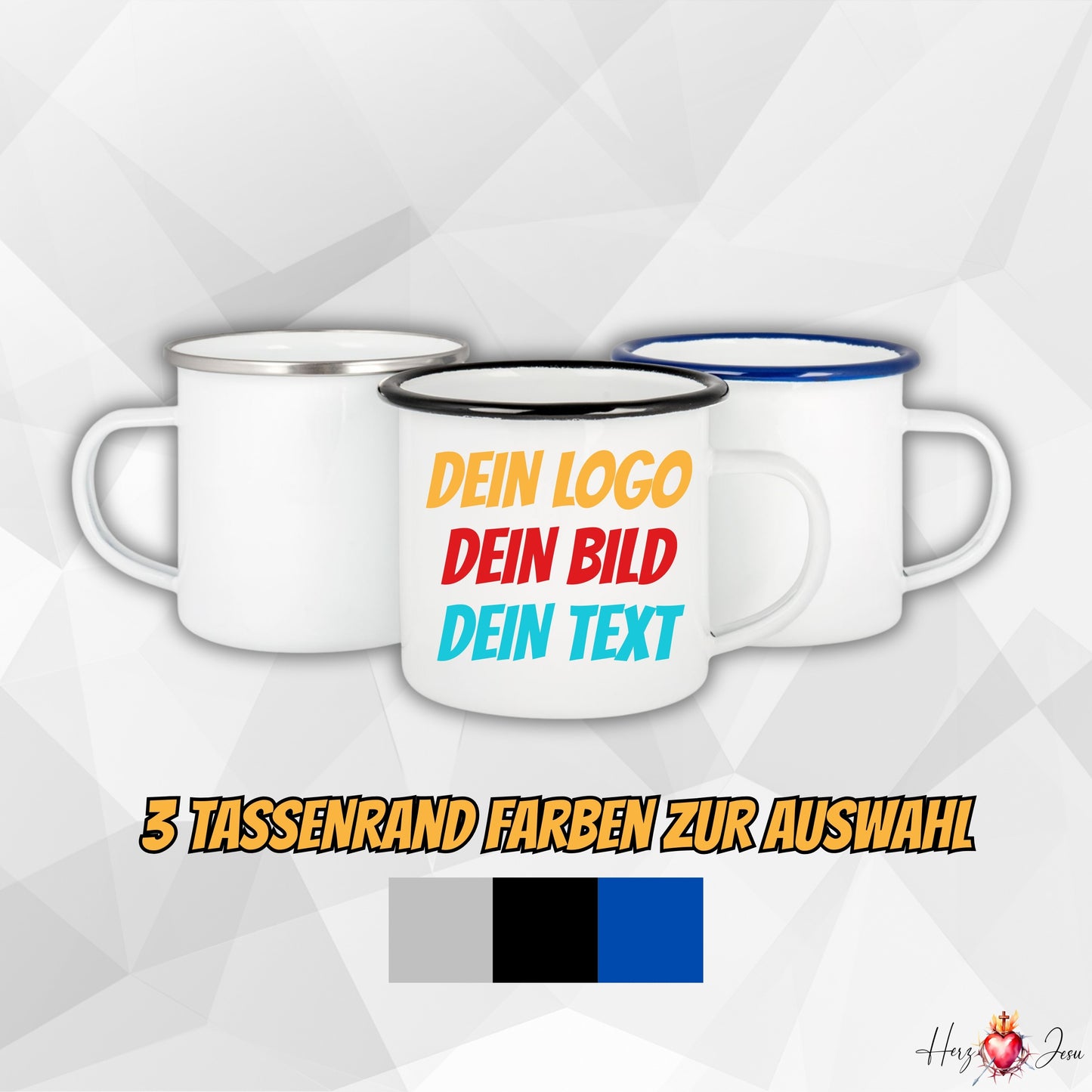 Personalisierte Fototasse Logo Werbeartikel Emaillietasse Edelstahl Fotogeschenke_0013H