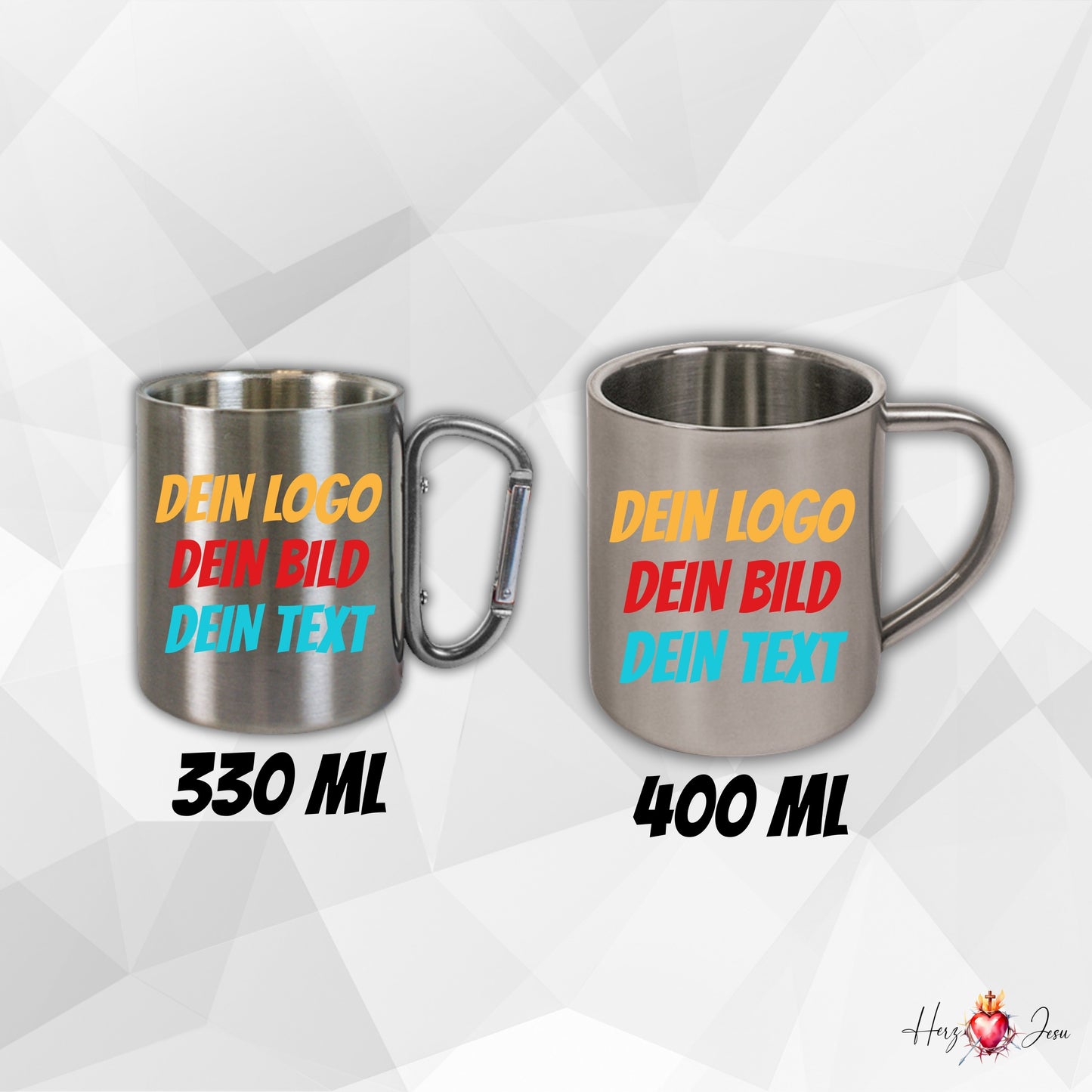 Personalisierte Fototasse Logo Werbeartikel Edelstahl Tasse Fotogeschenke_0002K