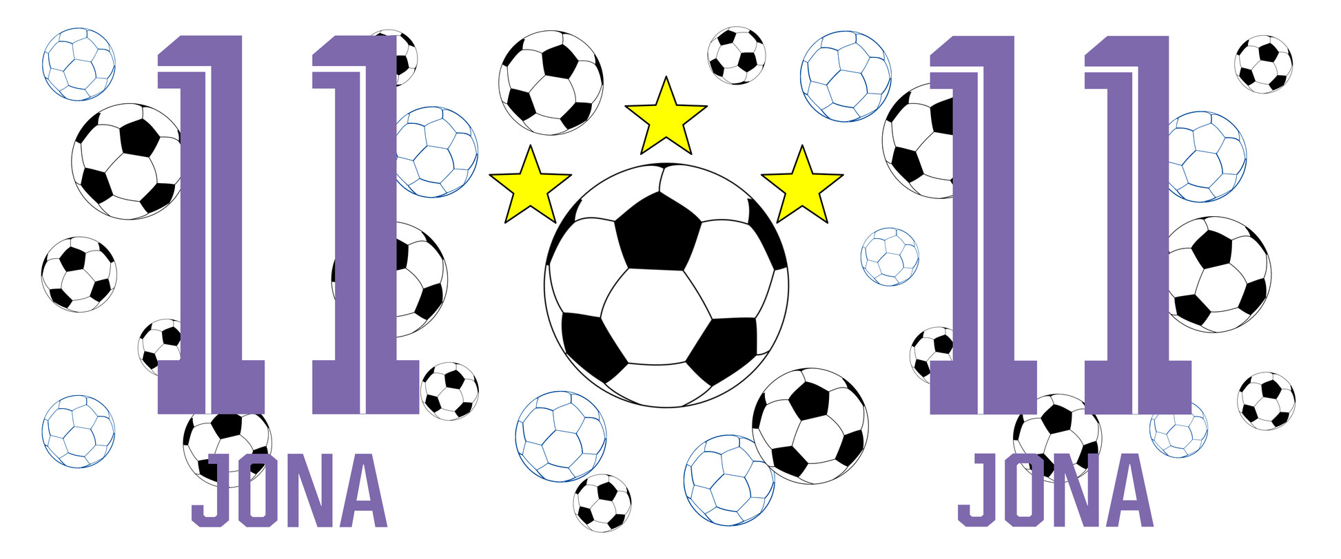 Personalisierte Tasse mit Namen Fußball | Kaffeetasse Geburtstag Geschenk