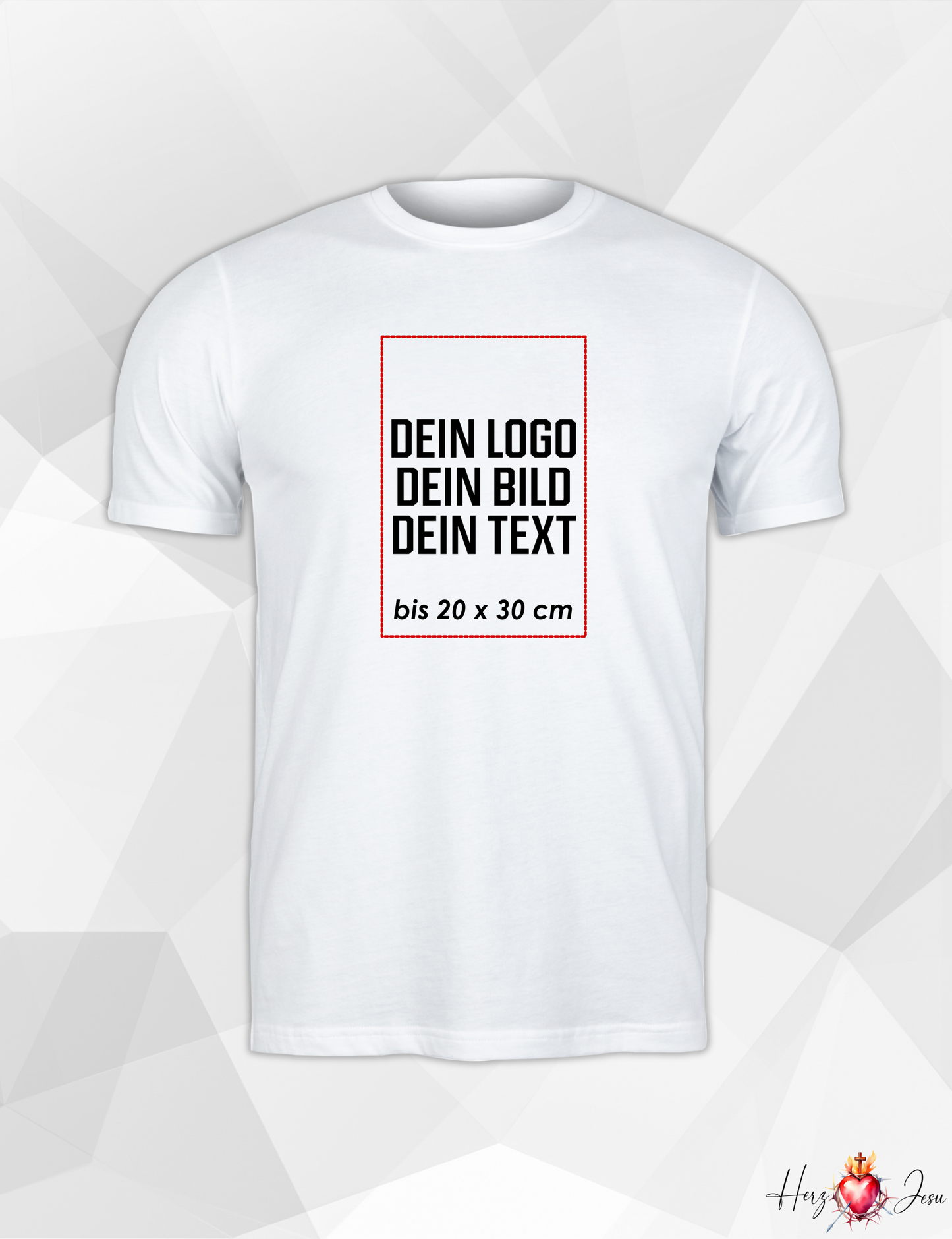 Unisex T-Shirt personalisierbar | Logo, Wappen, Arbeitskleidung, Werbeartikel