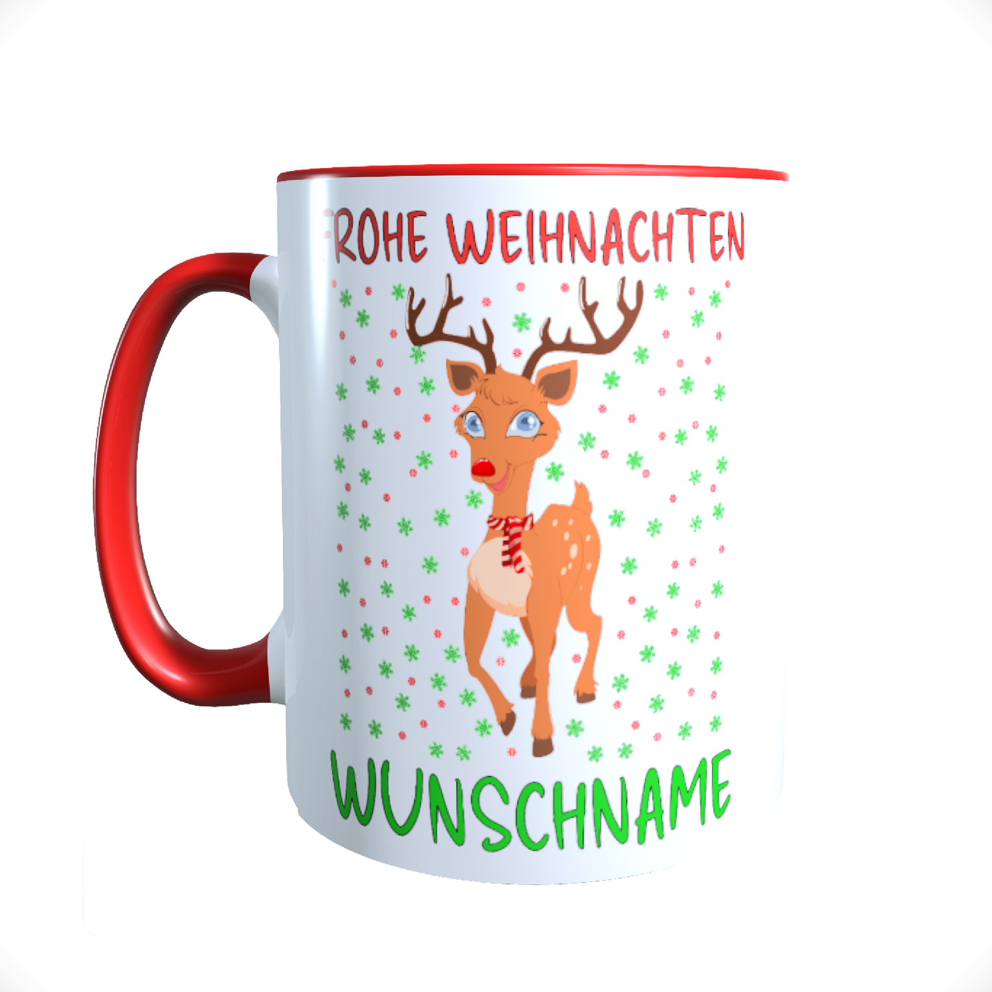 Personalisierte Keramik-Tasse | Weihnachtsgeschenk mit Namen