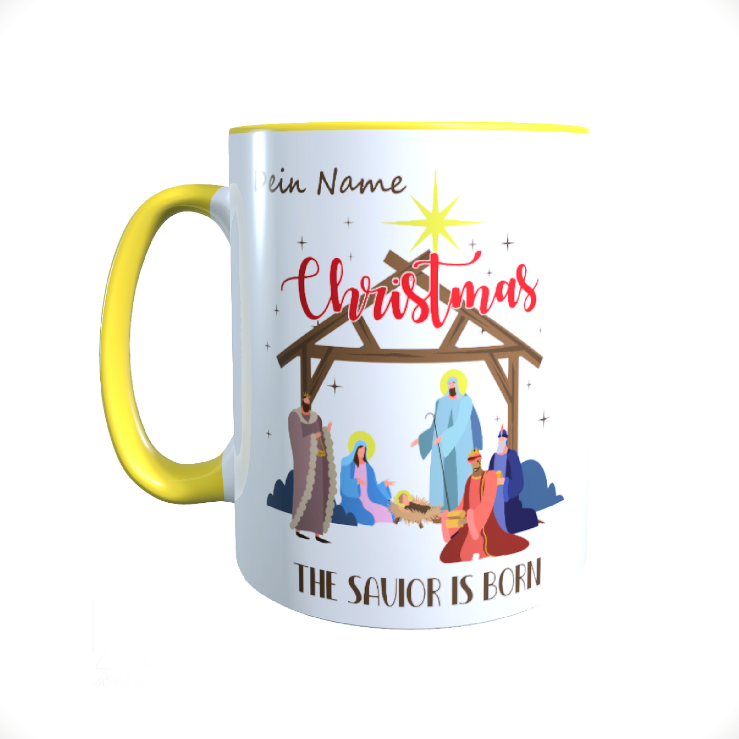 Keramik-Weihnachtstasse | Personalisierbar mit Namen