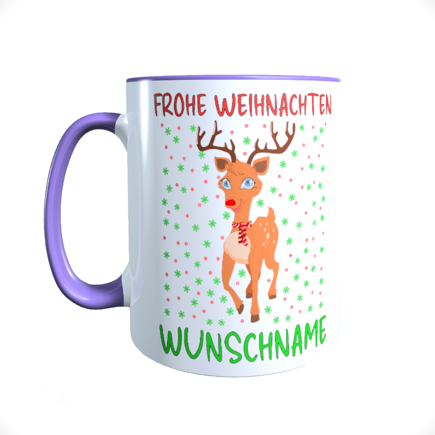 Personalisierte Keramik-Tasse | Weihnachtsgeschenk mit Namen