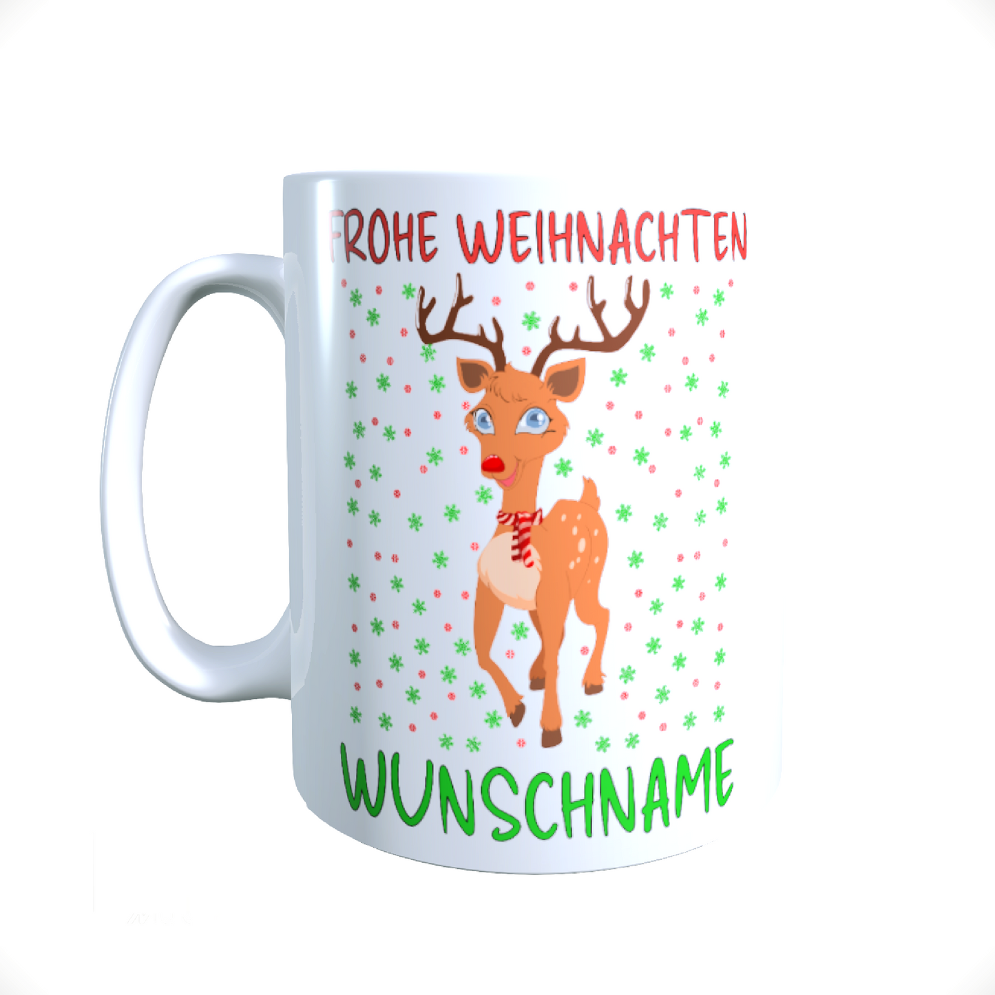 Personalisierte Keramik-Tasse | Weihnachtsgeschenk mit Namen