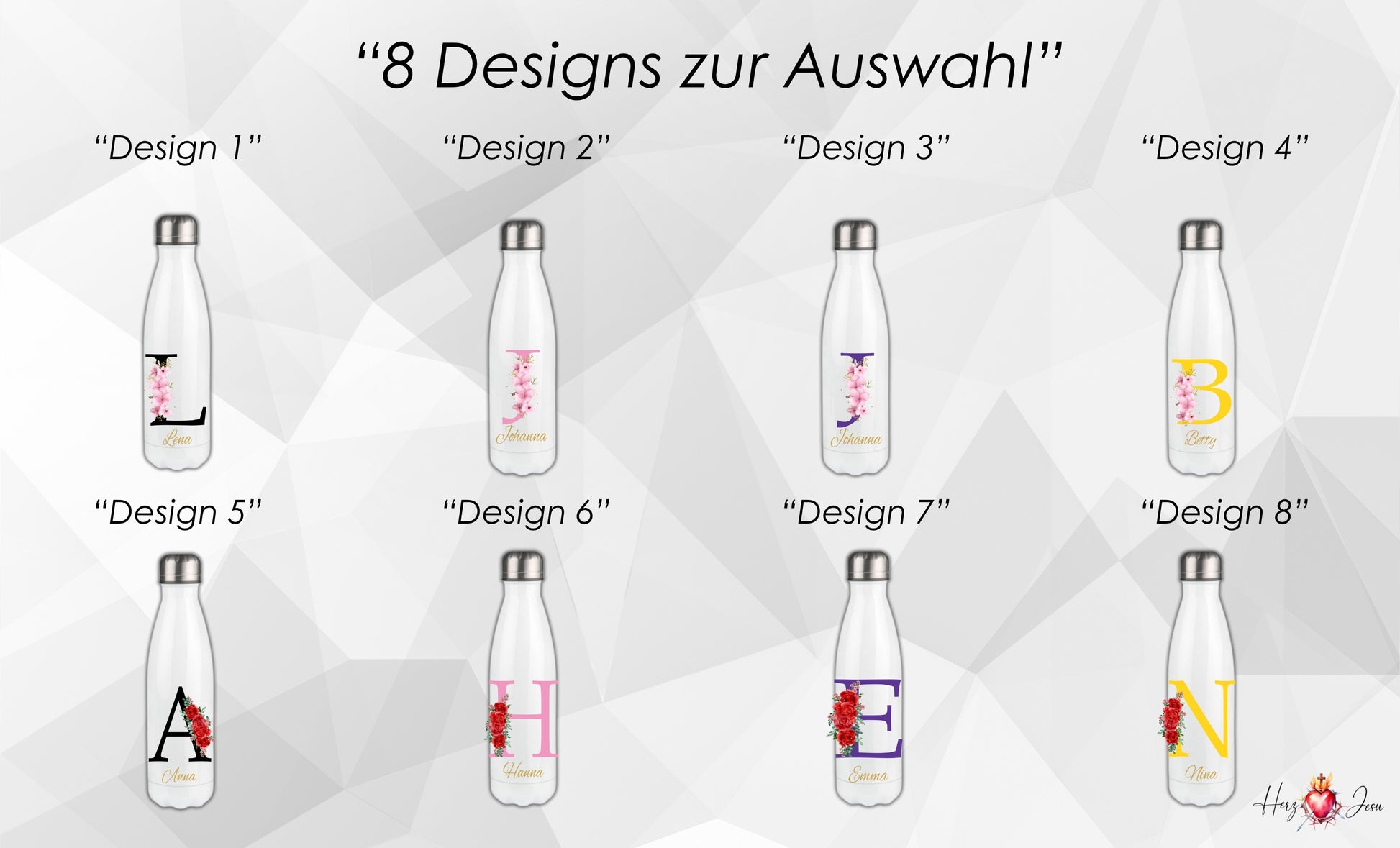 Wasserflasche personalisiert | Thermoflasche & Teebecher