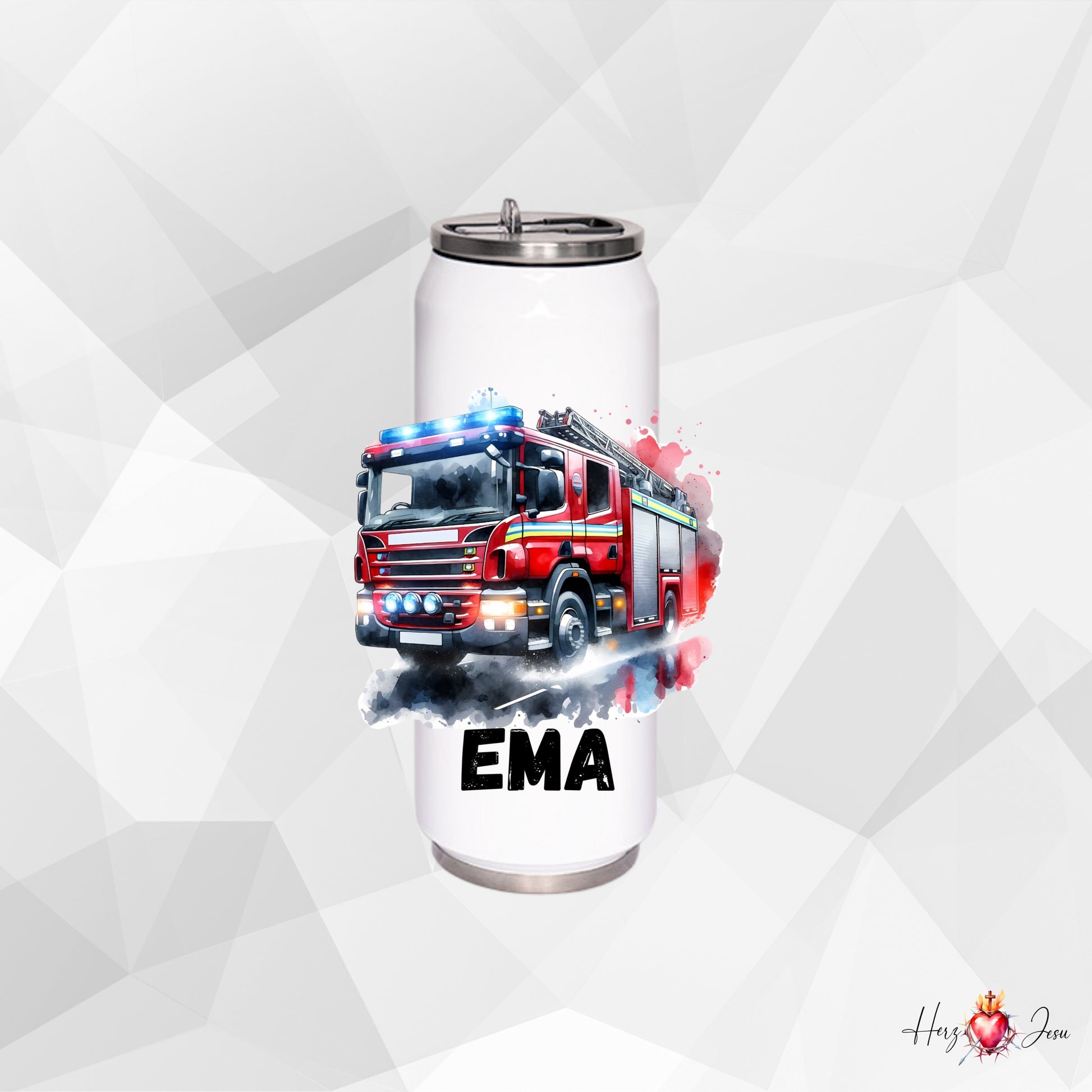 Personalisierte Trinkflasche & Thermobecher | Feuerwehr