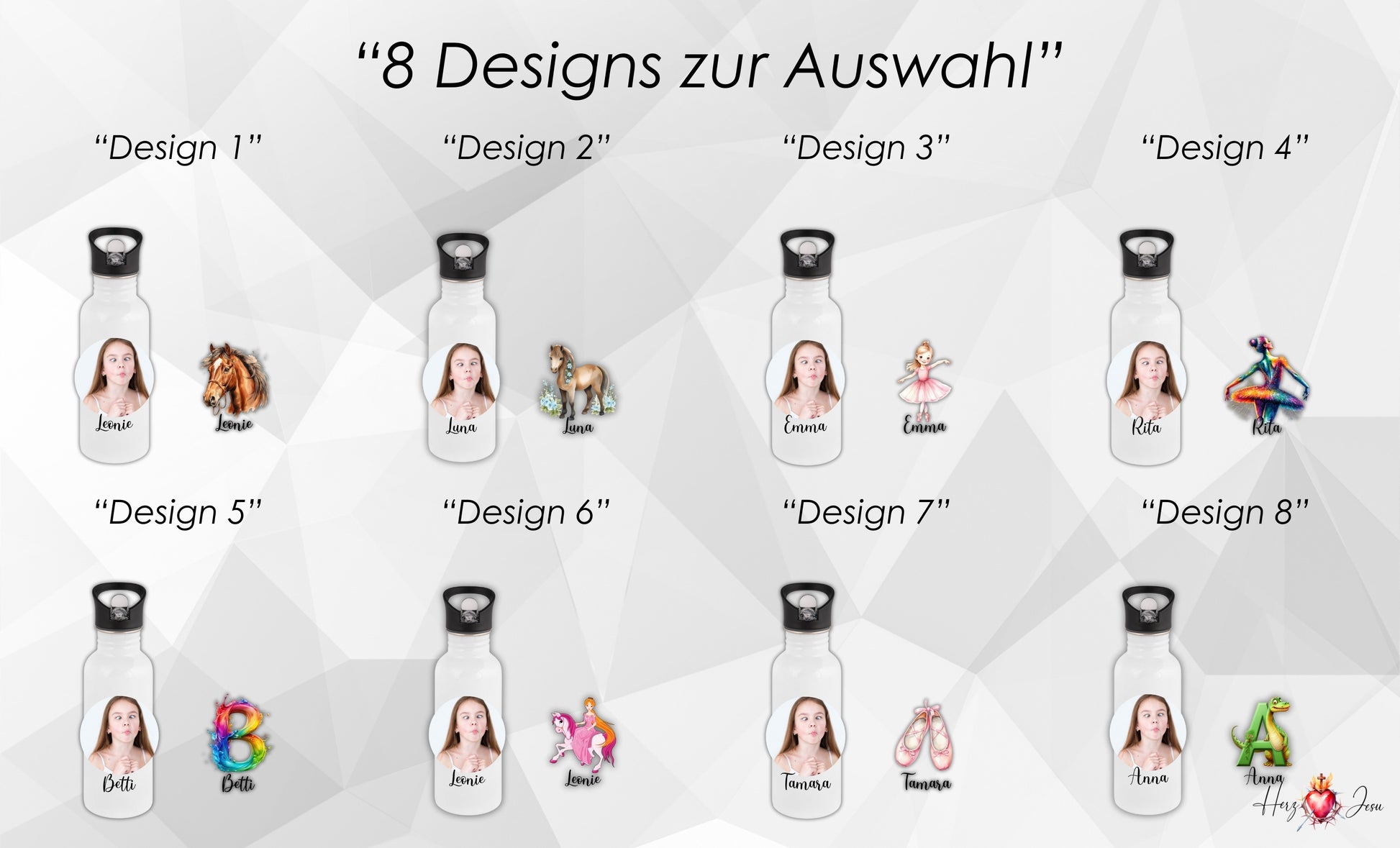 Personalisierte Trinkflasche | Geschenk mit Namen