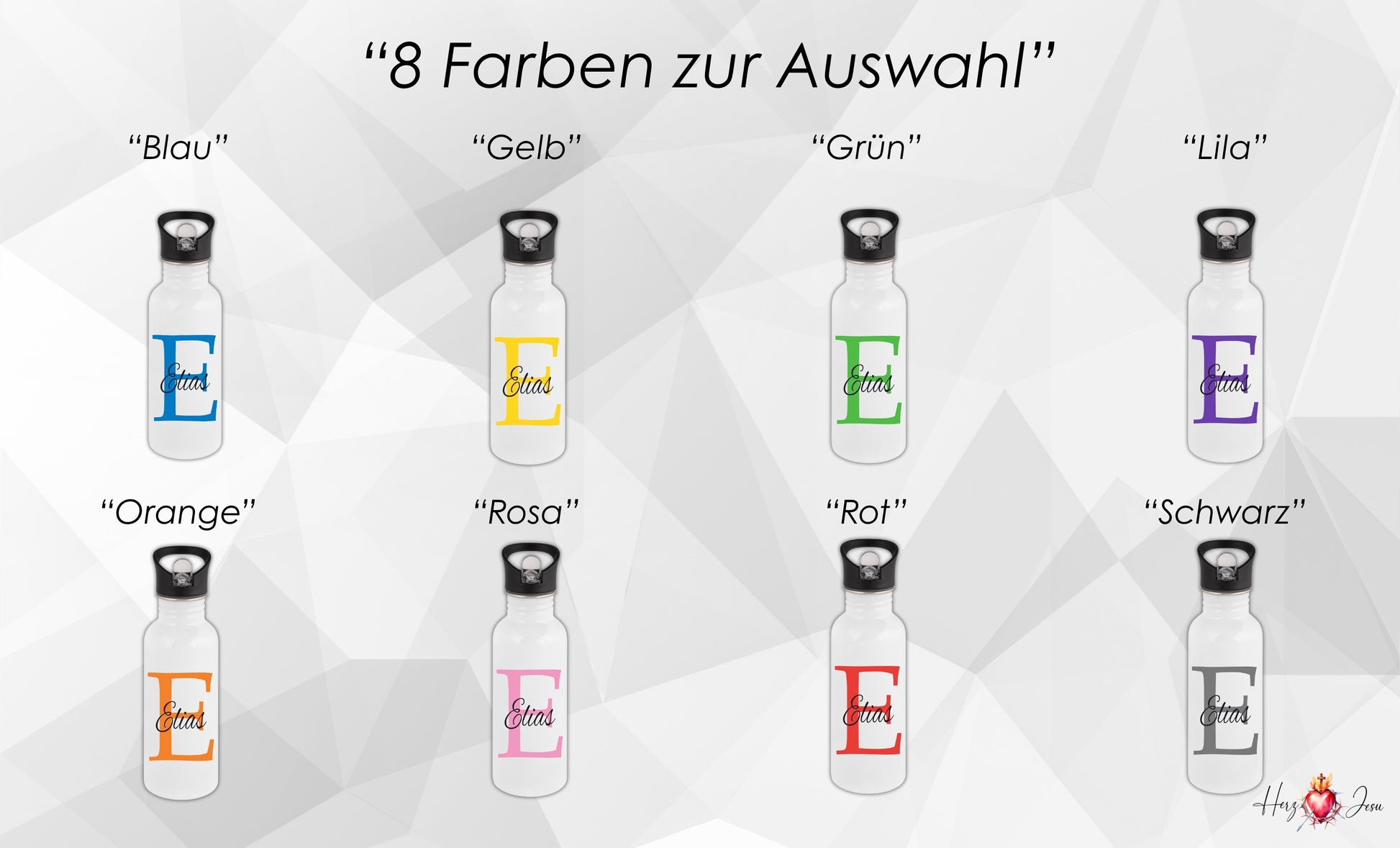 Personalisierte Trinkflasche & Thermobecher | Schule & Geschenk