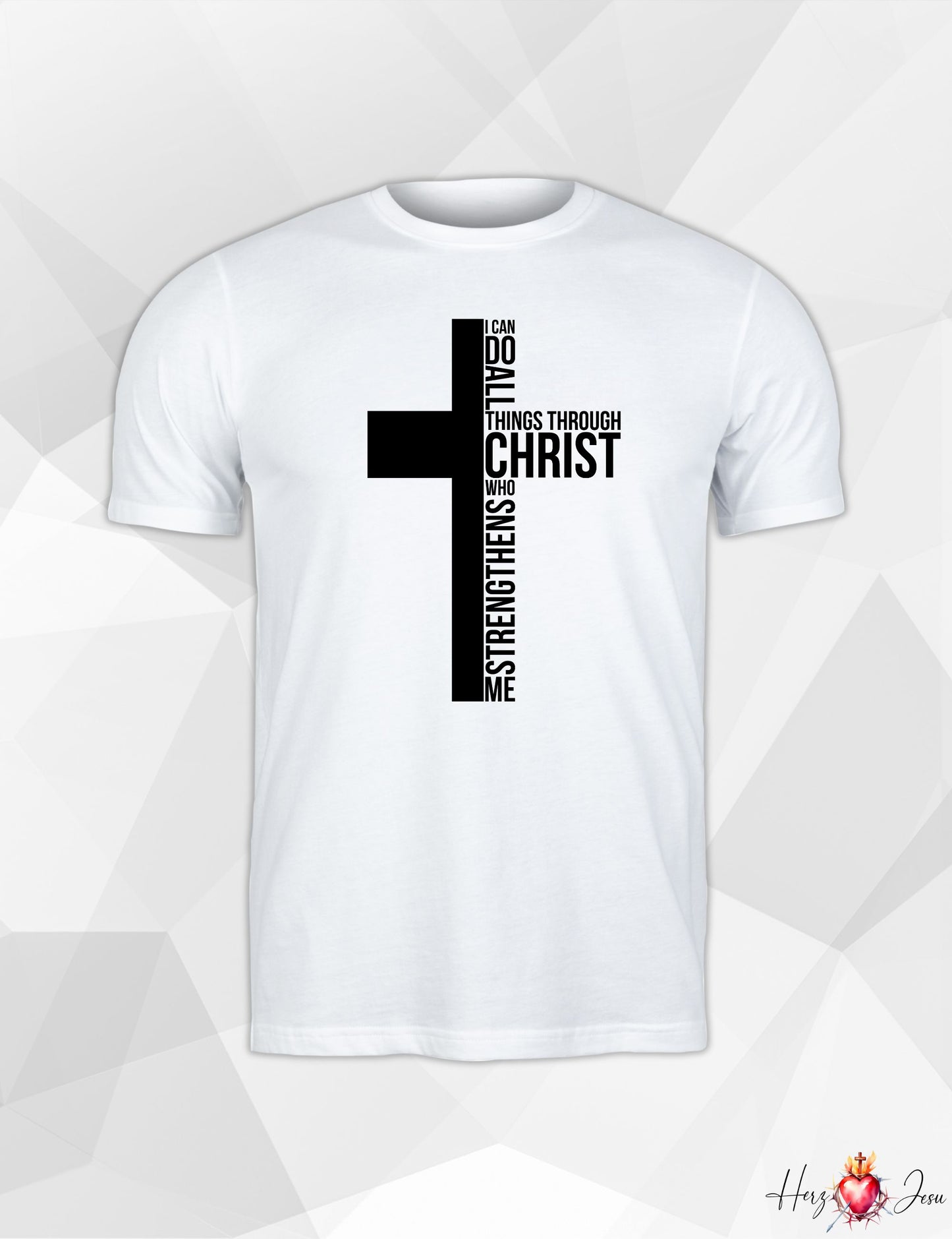 Unisex T-Shirt Jesus is King Vater unser Gott Heiliger Geist Beten Pray bibel Pfingsten_006A