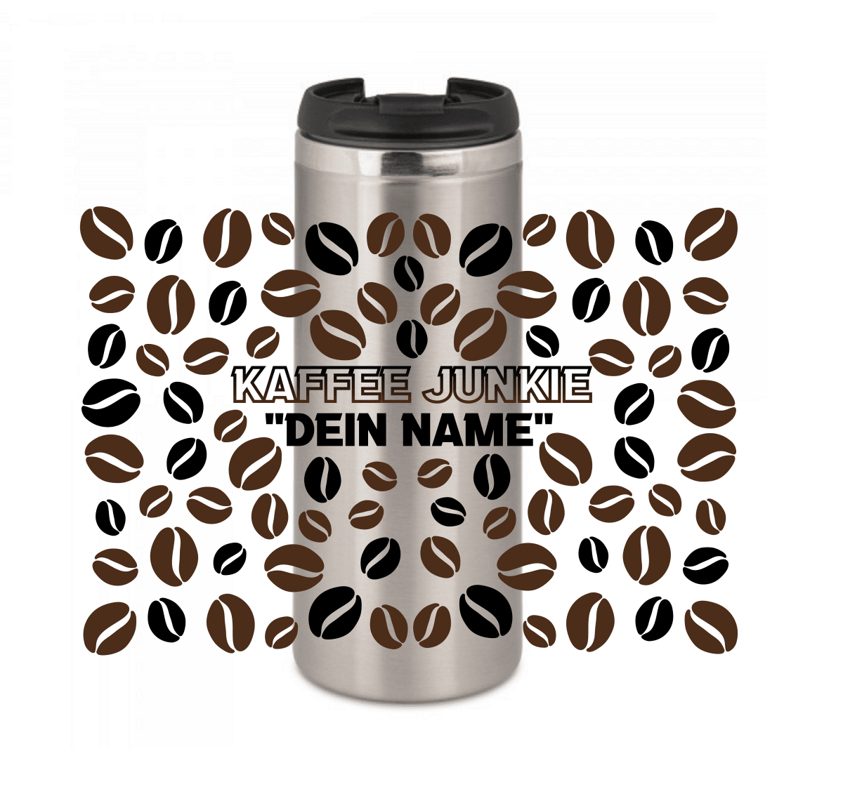 Personalisierter Kaffeebecher mit Namen Thermobecher_0008F - Herz Jesu