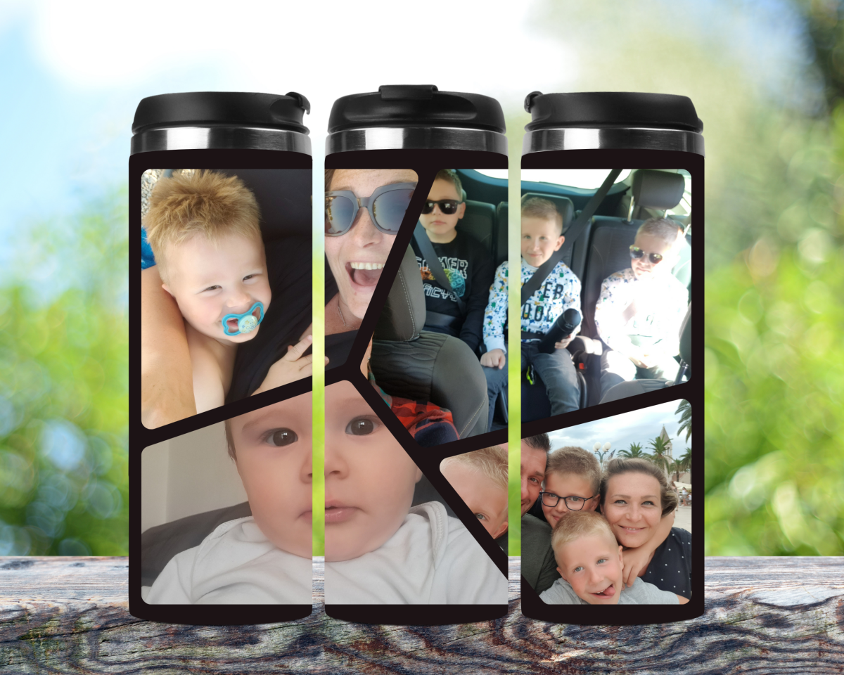 Personalisierter Kaffeebecher mit Namen Thermobecher Fotobecher_0017F - Herz Jesu