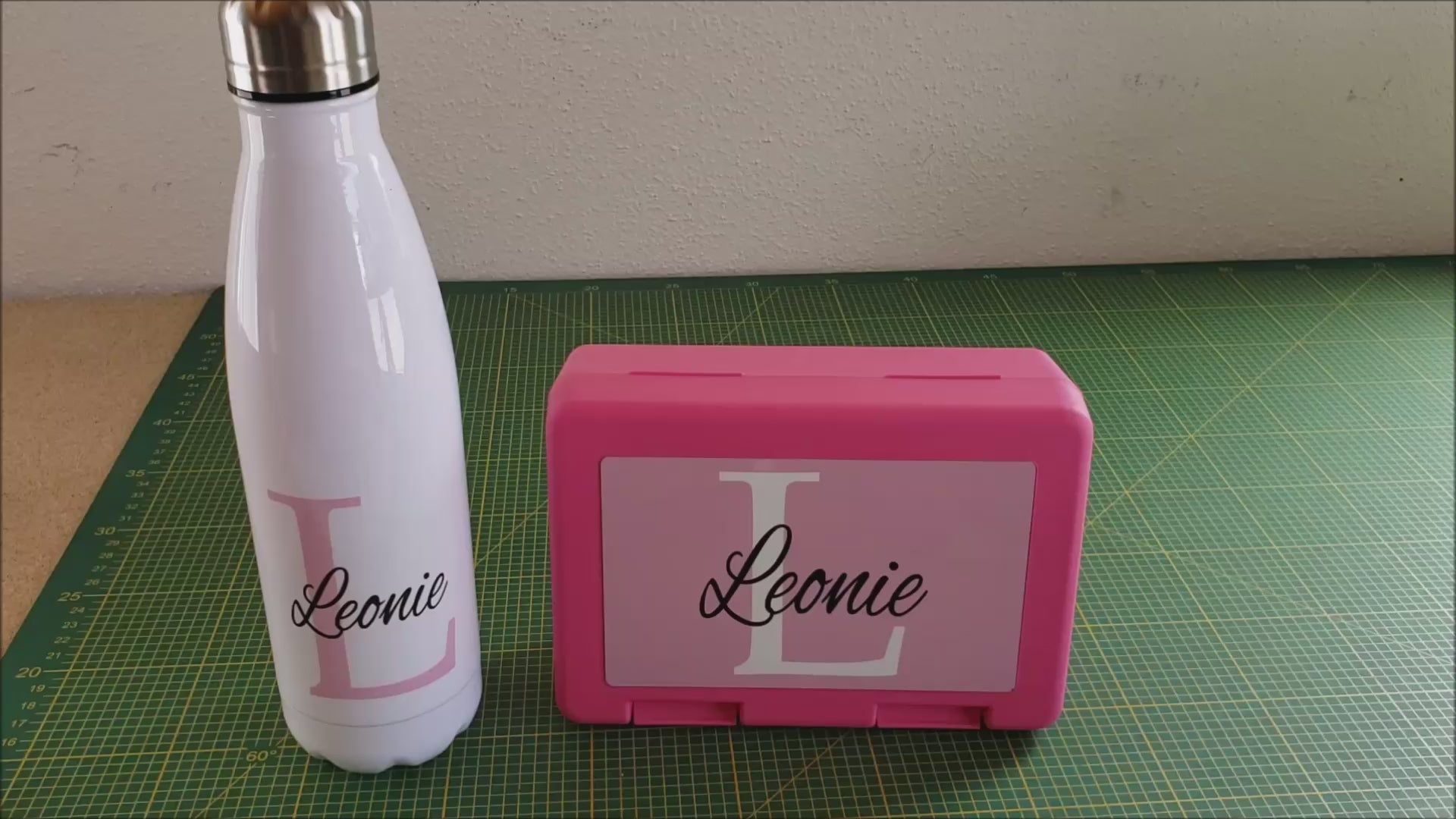 Brotzeitbox mit Trinkflasche | Personalisierbar mit Namen & Motiv