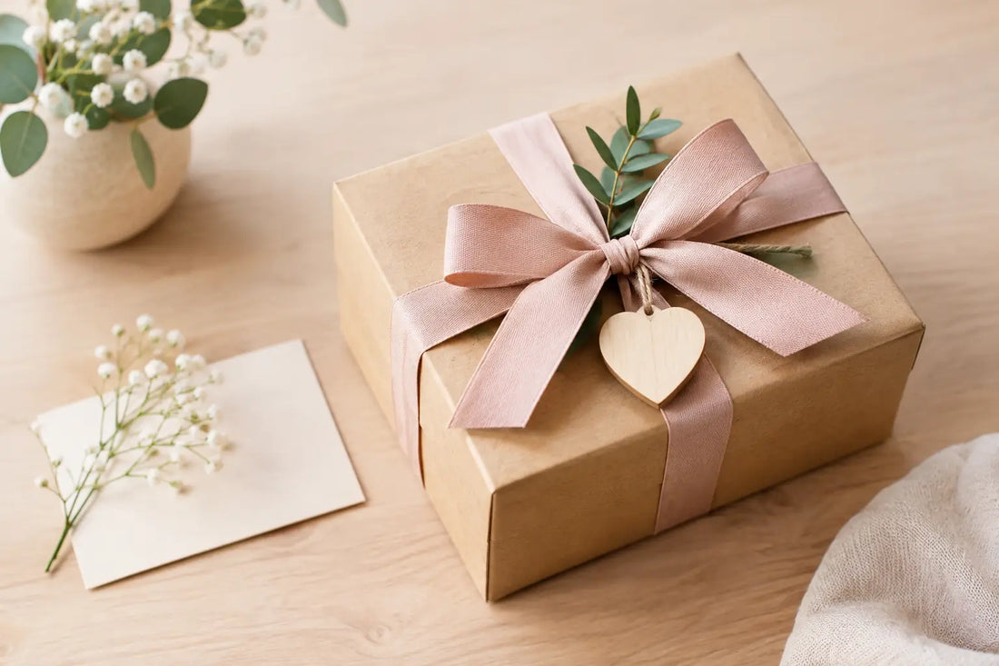 Geschenkbox für Paten gestalten mit Herz