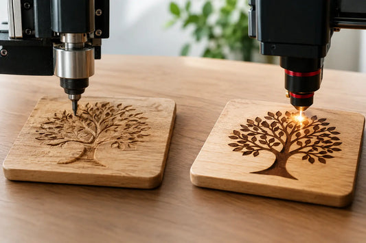 Holzgravur oder Laserdruck vergleichen leicht gemacht