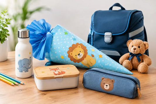 Beispiele personalisierter Einschulungsgeschenke - Herz Jesu