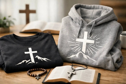 Christliches Shirt oder Hoodie kaufen - Herz Jesu