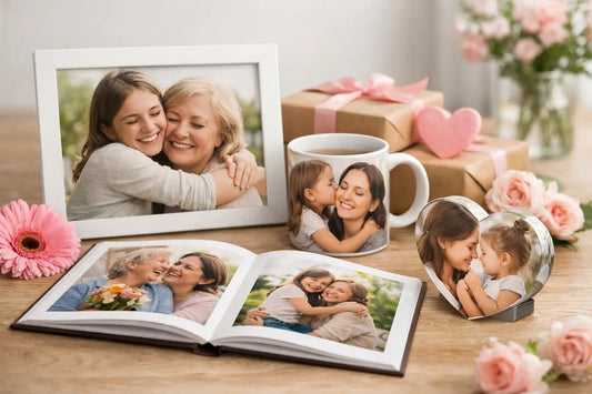 Fotogeschenk für Muttertag gestalten leicht gemacht - Herz Jesu