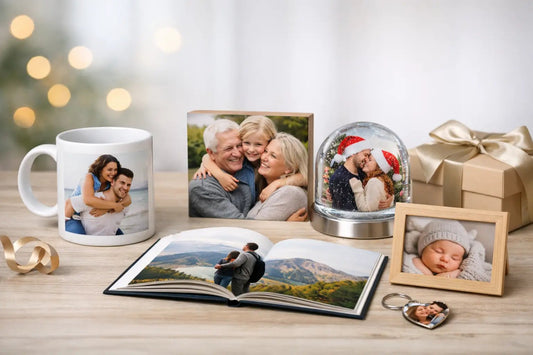 Geburtstagsgeschenk mit Foto personalisiert - Herz Jesu