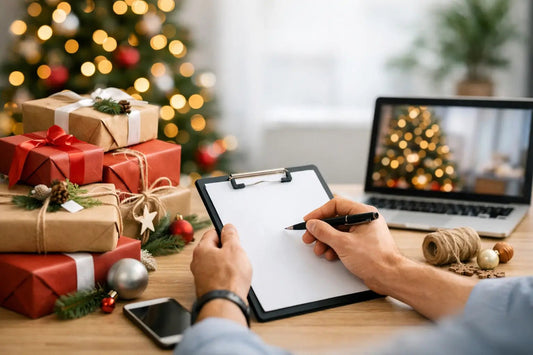 Kundenpräsente für Weihnachtsaktion planen - Herz Jesu