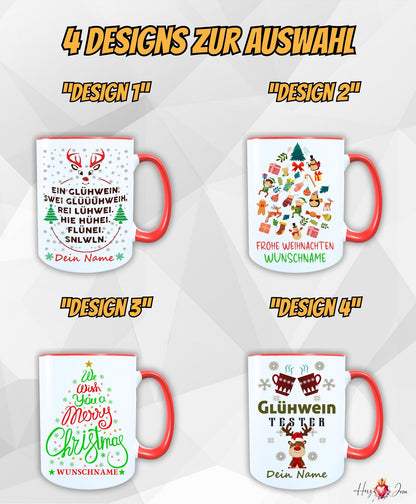 Personalisierte Keramik Weihnachtstasse mit deinem Namen_0038T