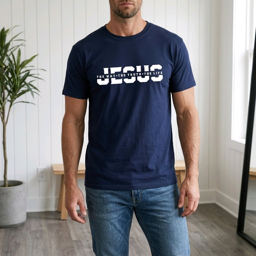 Unisex T-Shirt Jesus the Way Gott_0009A