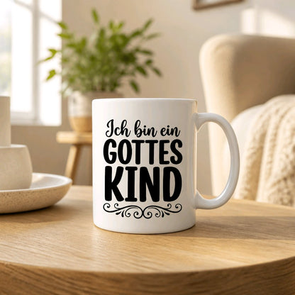 Keramik Tasse Jesus Kind Gottes– Christliche Accessoires | Geschenkidee für Christen Kommunion_0013TG