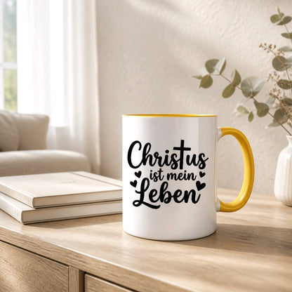 Keramik Tasse Jesus ist mein Leben – Christliche Accessoires | Geschenkidee für Christen Kommunion_0014TG