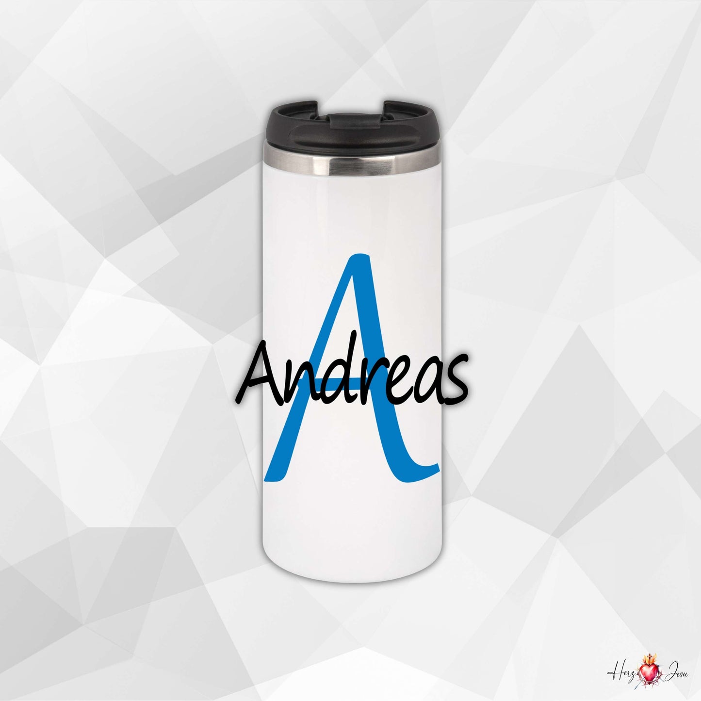 ☕ Edelstahl Thermobecher mit Wunschname – Individueller Kaffeebecher, ideal als Weihnachtsgeschenk & stilvolle Geschenkidee für jeden Anlass_0004F