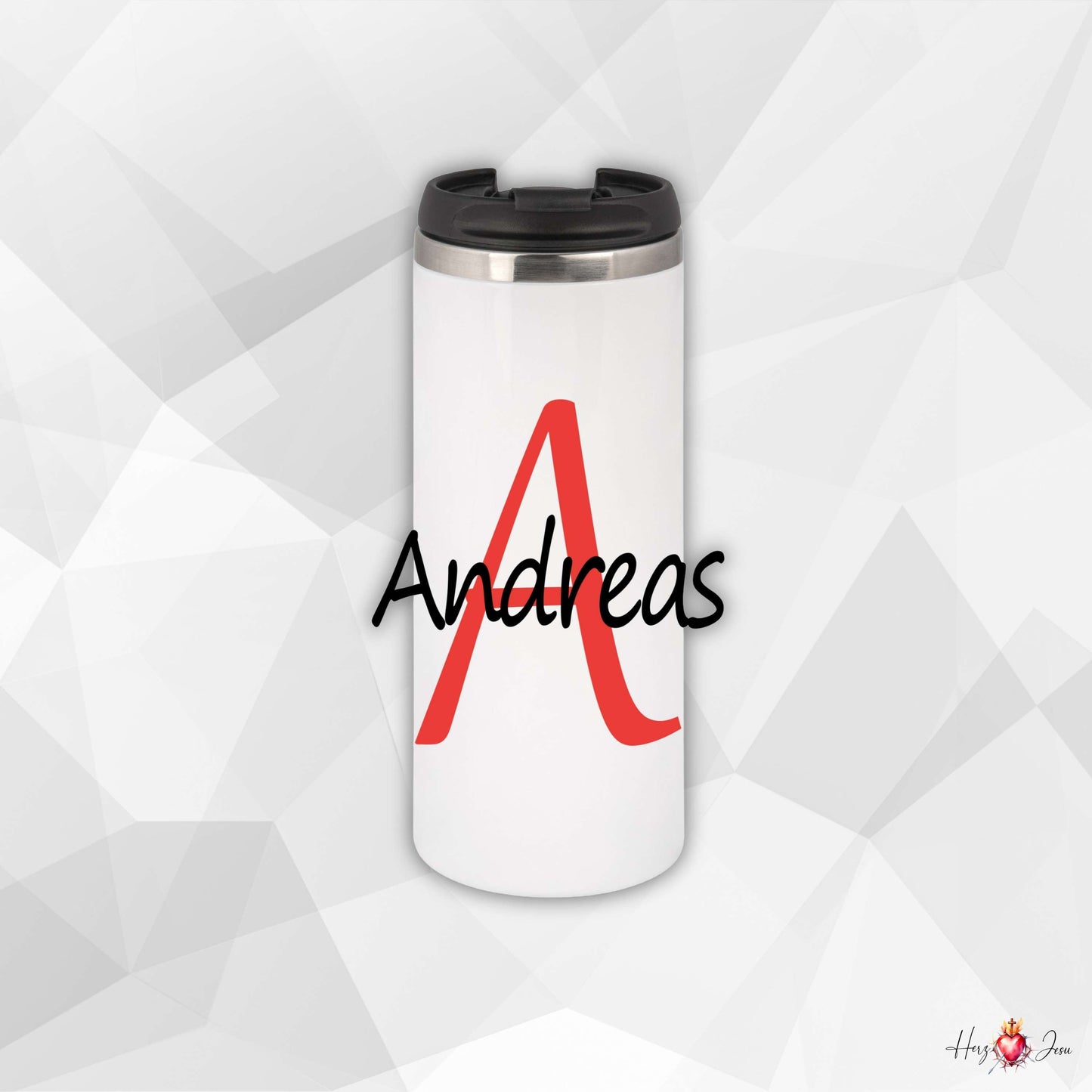 ☕ Edelstahl Thermobecher mit Wunschname – Individueller Kaffeebecher, ideal als Weihnachtsgeschenk & stilvolle Geschenkidee für jeden Anlass_0004F