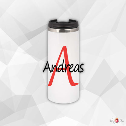 ☕ Edelstahl Thermobecher mit Wunschname – Individueller Kaffeebecher, ideal als Weihnachtsgeschenk & stilvolle Geschenkidee für jeden Anlass_0004F