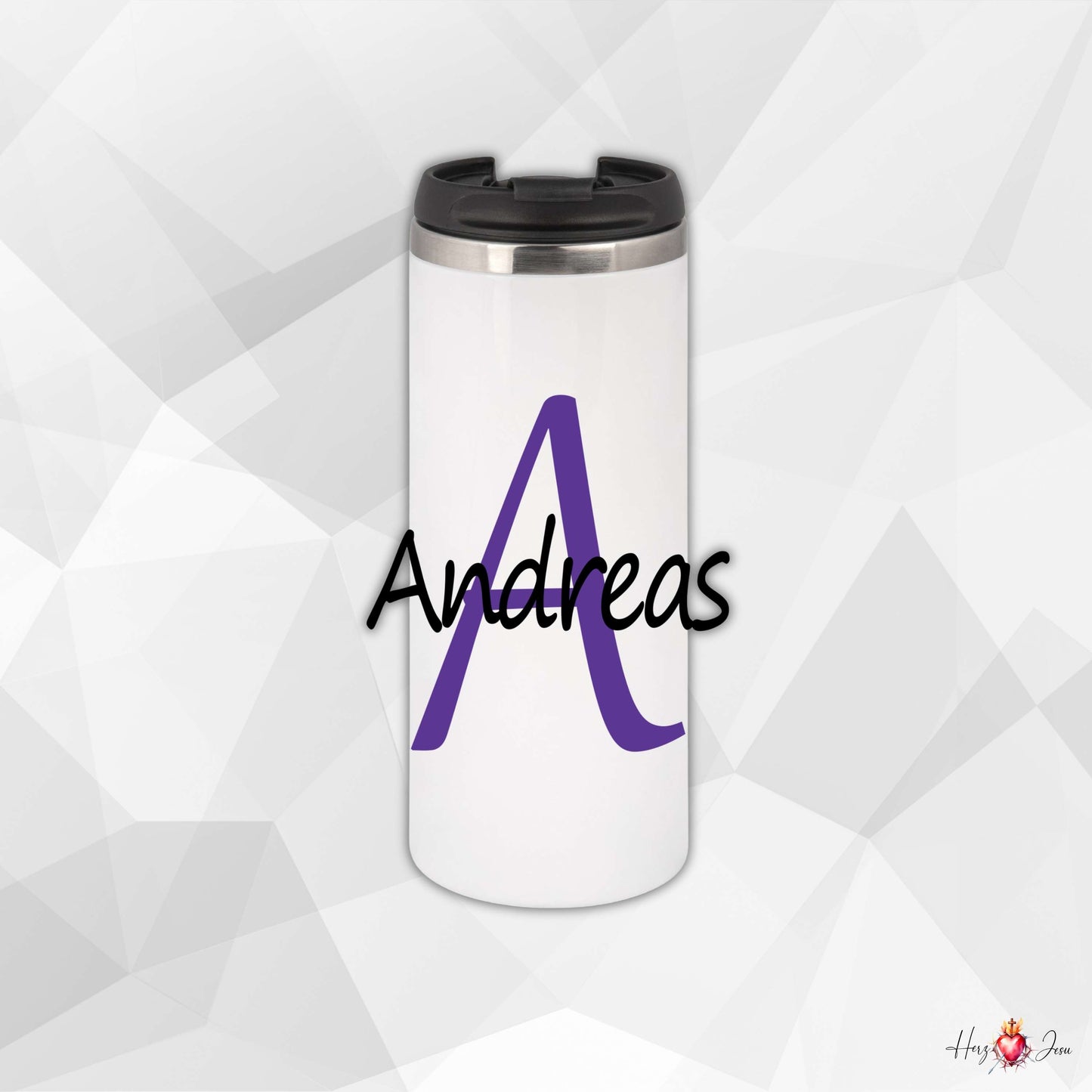 ☕ Edelstahl Thermobecher mit Wunschname – Individueller Kaffeebecher, ideal als Weihnachtsgeschenk & stilvolle Geschenkidee für jeden Anlass_0004F