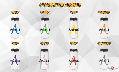 ☕ Edelstahl Thermobecher mit Wunschname – Individueller Kaffeebecher, ideal als Weihnachtsgeschenk & stilvolle Geschenkidee für jeden Anlass_0004F