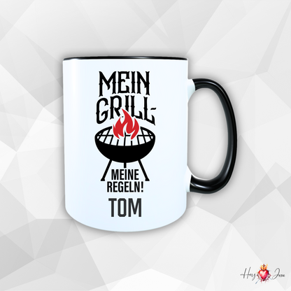 Tasse personalisiert | Keramik Tasse Camping Abenteuer
