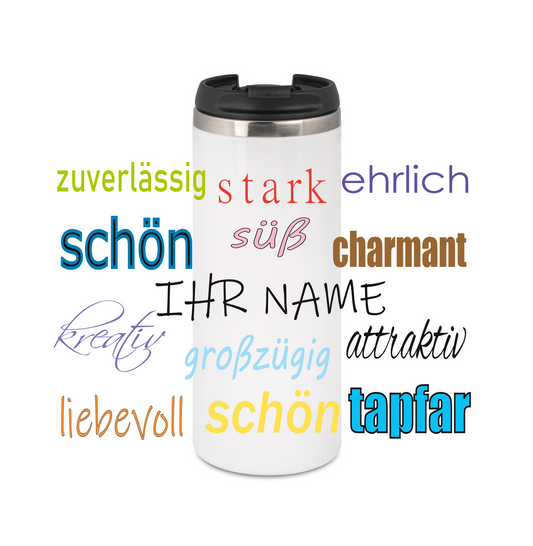 Personalisierter Kaffeebecher mit Namen Thermobecher_0005F