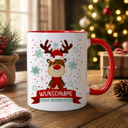 Personalisierte Keramik Weihnachtstasse mit deinem Namen_0033T