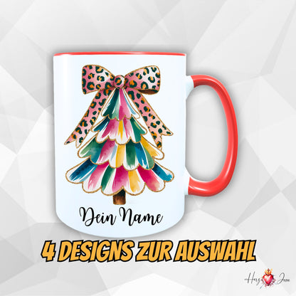 Personalisierte Keramik Weihnachtstasse mit deinem Namen_0040T