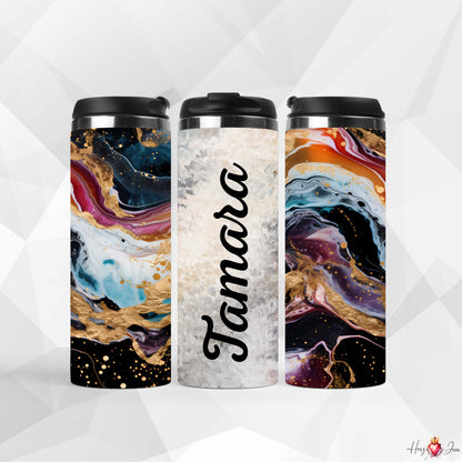 ✨ Personalisierter Kaffeebecher aus Edelstahl – Dein Name, dein Becher. 🎁 Ein originelles Geschenk für Weihnachten und besondere Momente_0020F